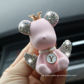 Diamond Studded Bear Portable Car Vents Aromaterapi Klip